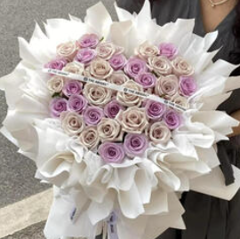 芋泥啵啵紫色鲜花（168积分）